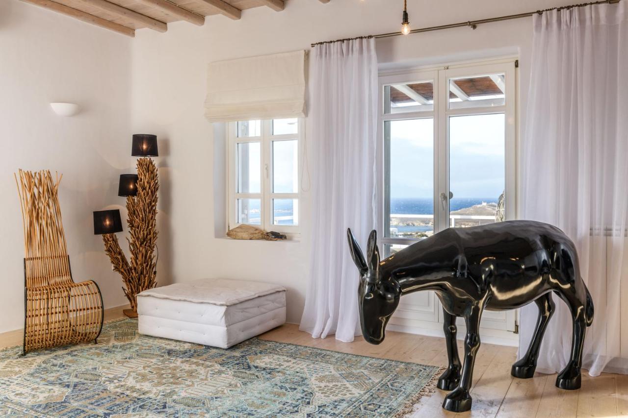 Cosset Villa Bohochic Sea&Harbourview And Sunset By One-Villas Ornos  Exteriör bild