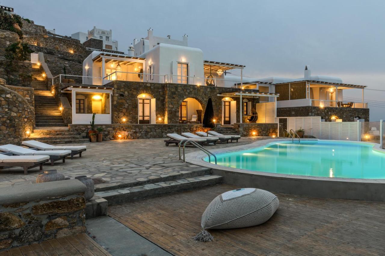 Cosset Villa Bohochic Sea&Harbourview And Sunset By One-Villas Ornos  Exteriör bild