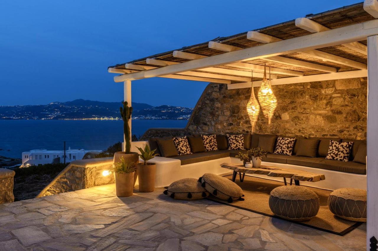Cosset Villa Bohochic Sea&Harbourview And Sunset By One-Villas Ornos  Exteriör bild