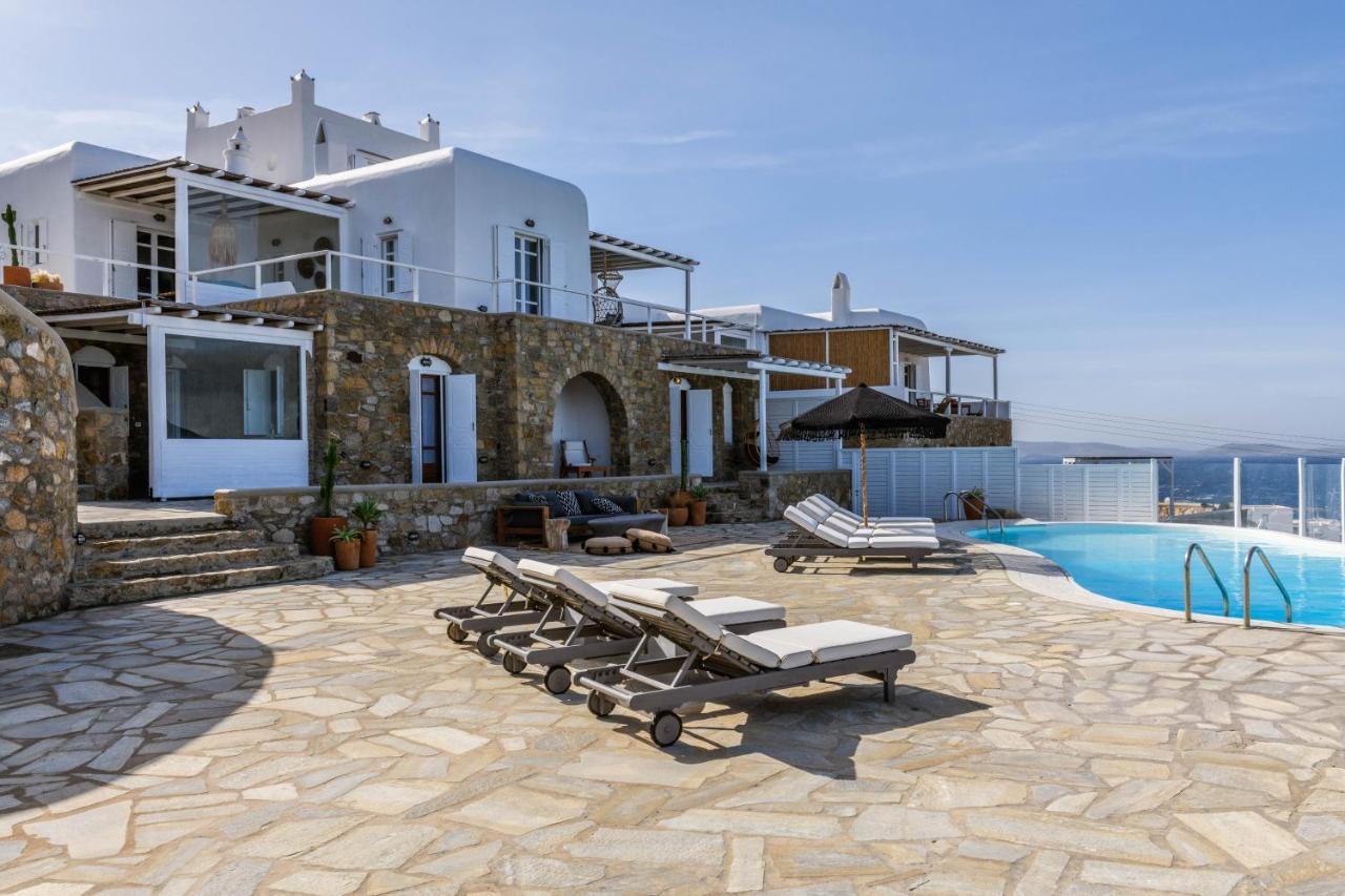 Cosset Villa Bohochic Sea&Harbourview And Sunset By One-Villas Ornos  Exteriör bild