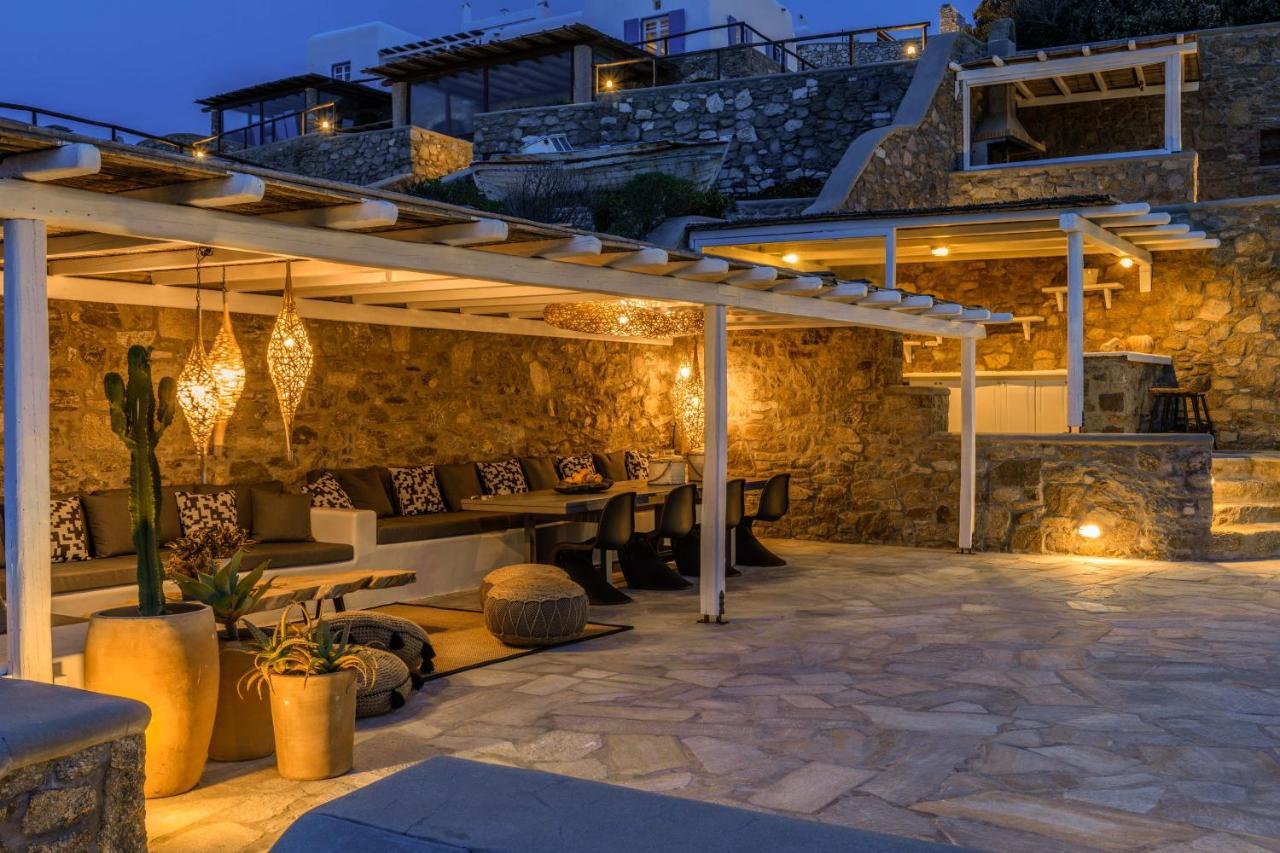 Cosset Villa Bohochic Sea&Harbourview And Sunset By One-Villas Ornos  Exteriör bild