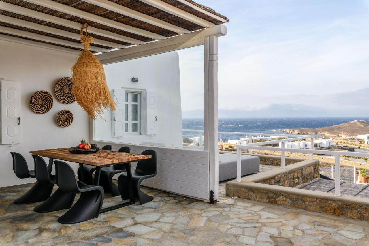 Cosset Villa Bohochic Sea&Harbourview And Sunset By One-Villas Ornos  Exteriör bild