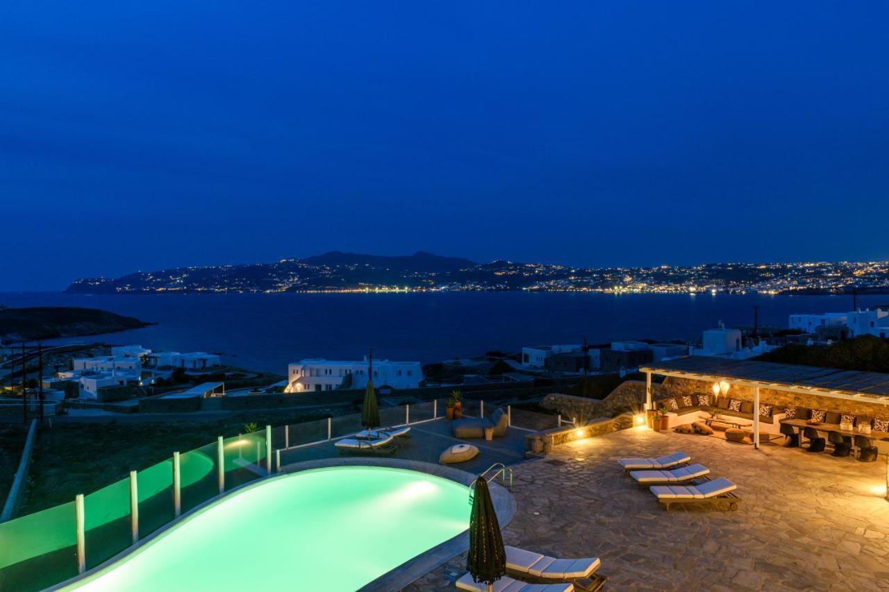 Cosset Villa Bohochic Sea&Harbourview And Sunset By One-Villas Ornos  Exteriör bild