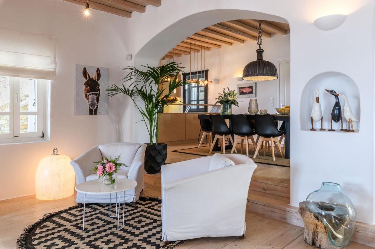 Cosset Villa Bohochic Sea&Harbourview And Sunset By One-Villas Ornos  Exteriör bild