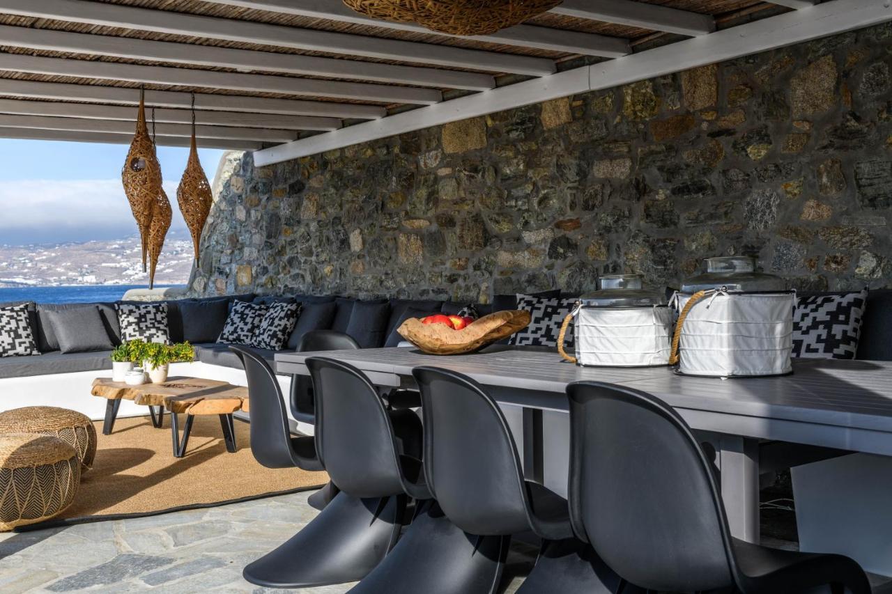 Cosset Villa Bohochic Sea&Harbourview And Sunset By One-Villas Ornos  Exteriör bild