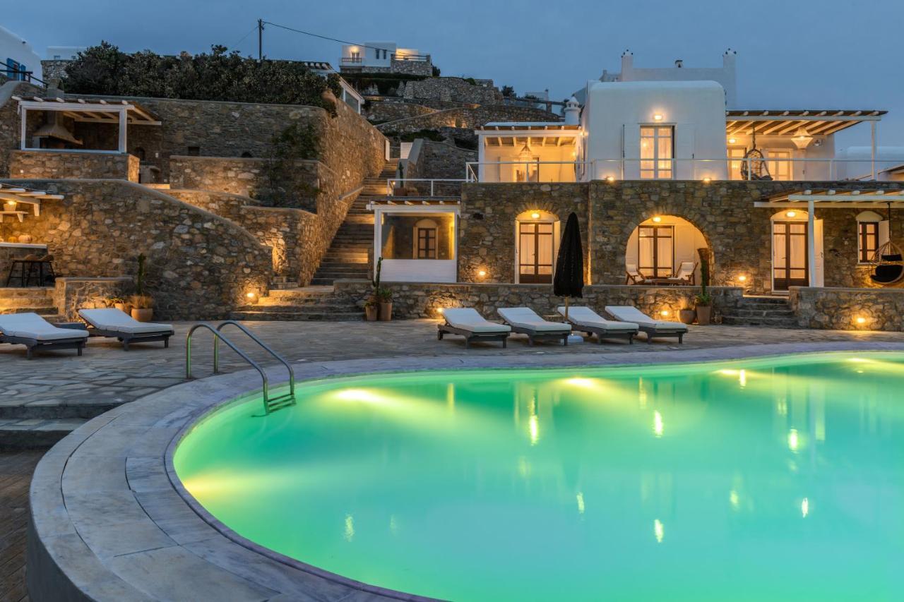 Cosset Villa Bohochic Sea&Harbourview And Sunset By One-Villas Ornos  Exteriör bild