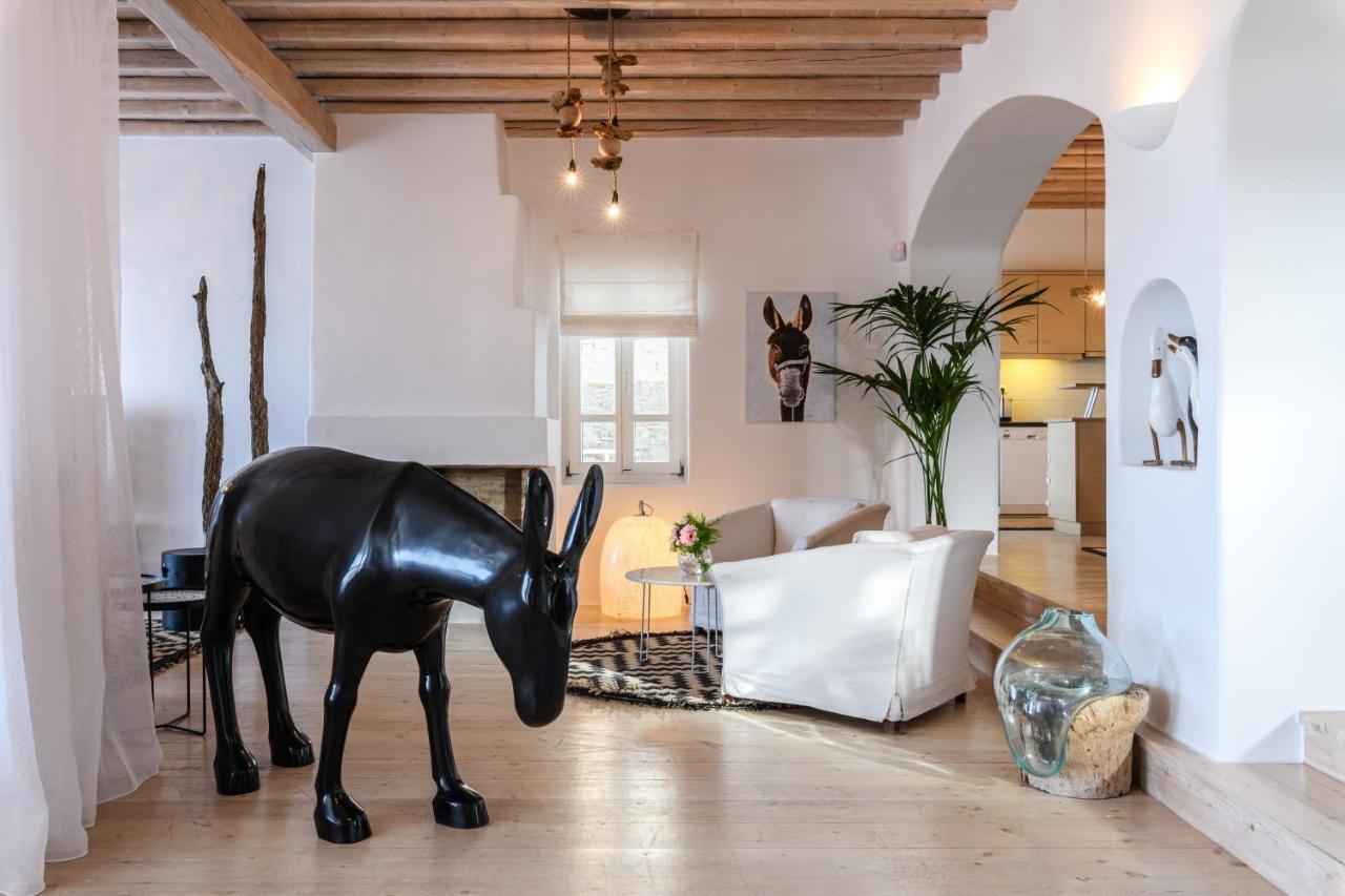 Cosset Villa Bohochic Sea&Harbourview And Sunset By One-Villas Ornos  Exteriör bild