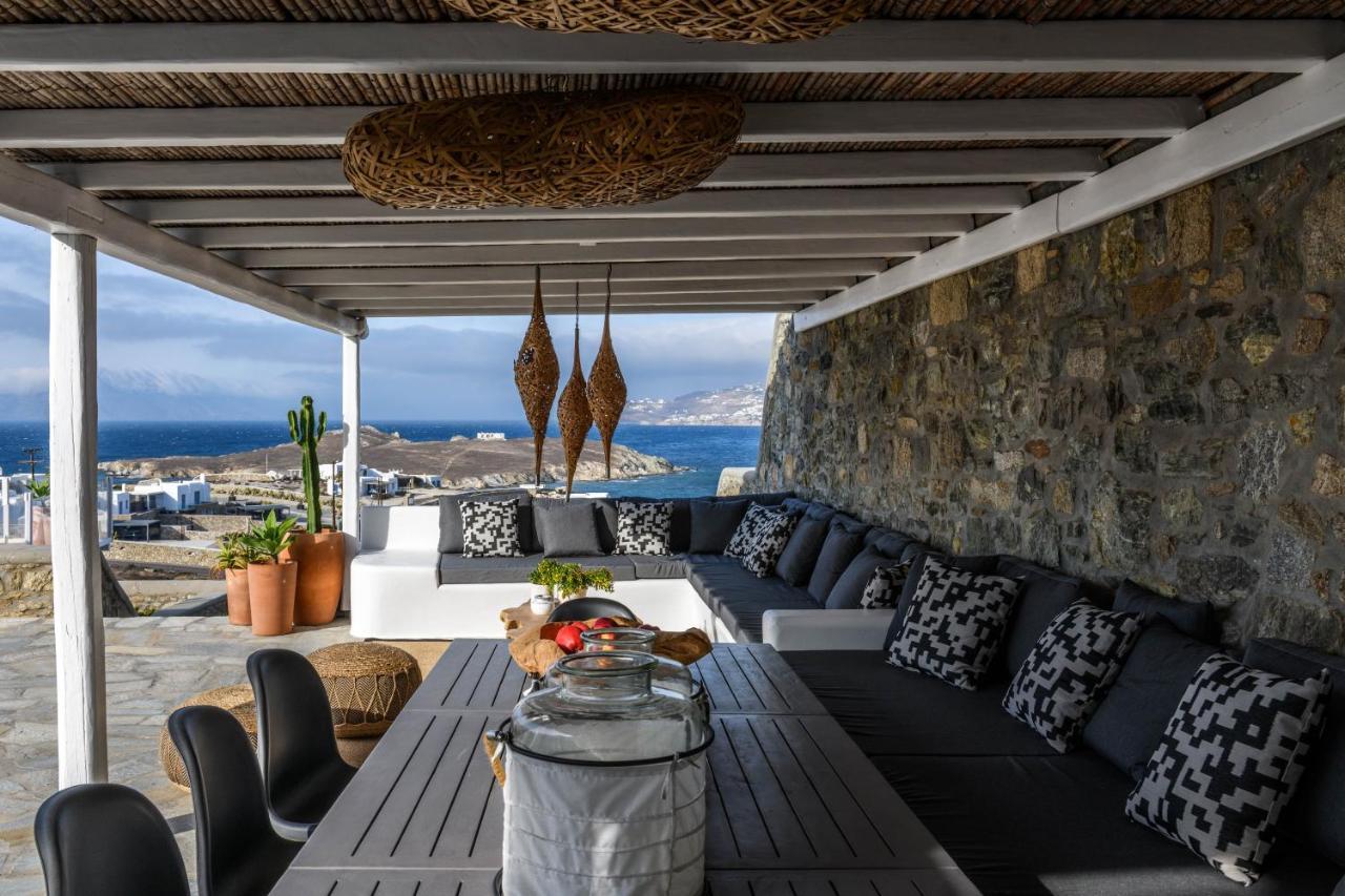 Cosset Villa Bohochic Sea&Harbourview And Sunset By One-Villas Ornos  Exteriör bild